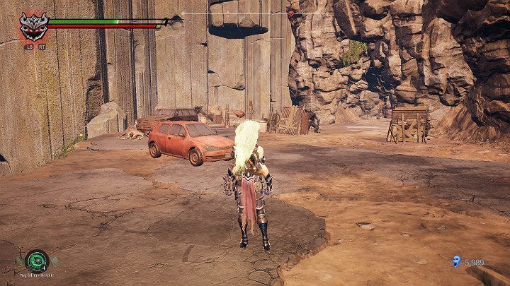 Za barykadami kryją się przeciwnicy - Droga do lokacji Blizna | Solucja do gry Darksiders 3 - Darksiders 3 - poradnik do gry