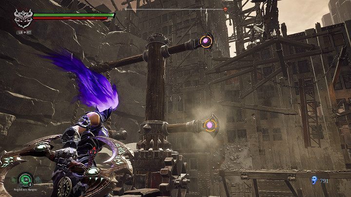 Przed Tobą koło obrotowe z trapezem - Blizna | Solucja do gry Darksiders 3 - Darksiders 3 - poradnik do gry