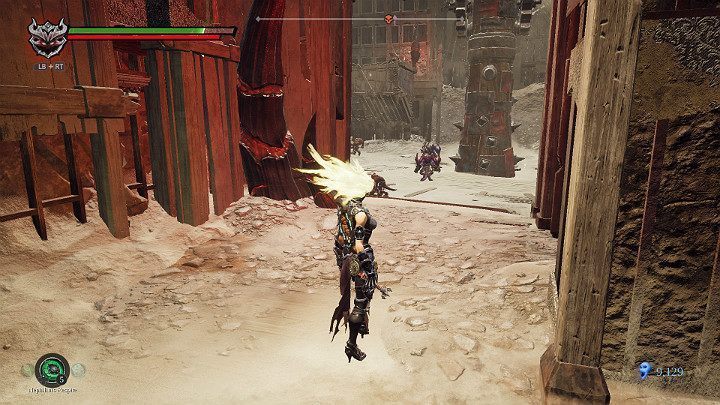 Na początku wyeliminuj wszystkich przeciwników, aby skupić się na rozwiązywaniu zagadki - Blizna | Solucja do gry Darksiders 3 - Darksiders 3 - poradnik do gry