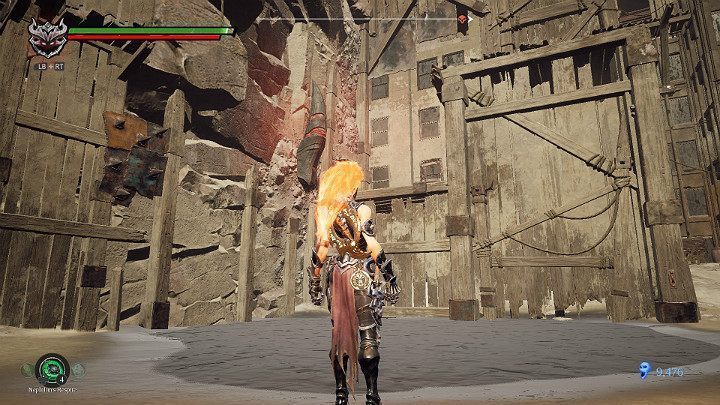 Wskocz na samą górę drewnianej wieży - Blizna | Solucja do gry Darksiders 3 - Darksiders 3 - poradnik do gry