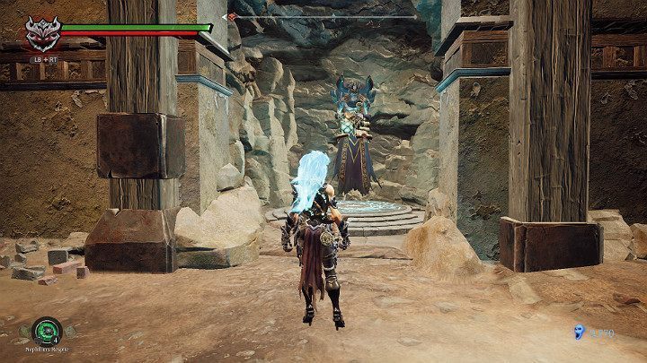 Zanim zaczniesz eksploracje, aktywuj punkt kontrolny i wykonaj rutynowe czynności - Blizna | Solucja do gry Darksiders 3 - Darksiders 3 - poradnik do gry