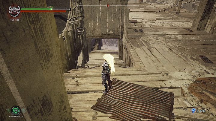 Z tego miejsca zejdź na dół - Blizna | Solucja do gry Darksiders 3 - Darksiders 3 - poradnik do gry