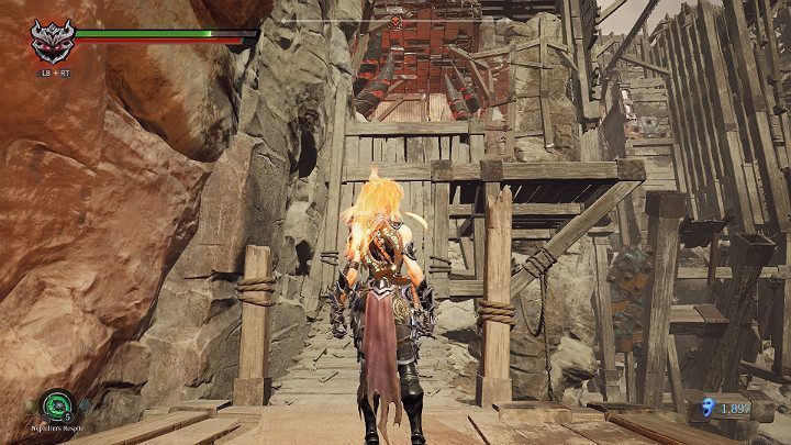 Wskocz na podwyższenie z prawej strony - Blizna | Solucja do gry Darksiders 3 - Darksiders 3 - poradnik do gry