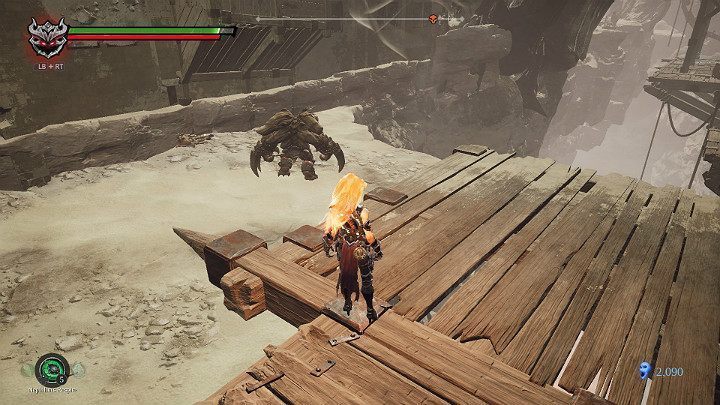 Aby dostać się do Abraxisa musisz zboczyć nieco z głównej ścieżki - Abraxis i Władca Esencji - Oszczędzić czy zabić | Solucja do gry Darksiders 3 - Darksiders 3 - poradnik do gry