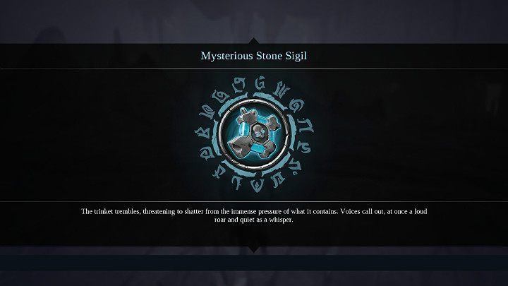 Tajemnicza kamienna pieczęć to przedmiot, który będzie miał wpływ na końcową scenę w grze Darksiders 3 - Abraxis i Władca Esencji - Oszczędzić czy zabić | Solucja do gry Darksiders 3 - Darksiders 3 - poradnik do gry