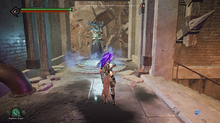 Jak zwykle, aktywuj punkt kontrolny - Niziny - Blizna | Solucja do gry Darksiders 3 - Darksiders 3 - poradnik do gry