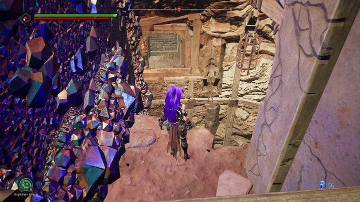 Gdy będziesz na górze odwróć się i zbierz przedmiot znajdujący się w małej wnęce - Niziny - Blizna | Solucja do gry Darksiders 3 - Darksiders 3 - poradnik do gry