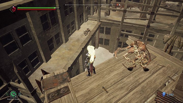 Niżej znajdziesz dodatkowy przedmiot - Niziny - Blizna | Solucja do gry Darksiders 3 - Darksiders 3 - poradnik do gry