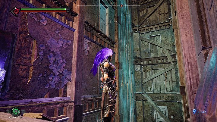 Przy użyciu esencji zamrażania wdrap się na samą górę - Niziny - Blizna | Solucja do gry Darksiders 3 - Darksiders 3 - poradnik do gry