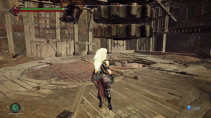 Unieruchomisz mechanizm i podniesiesz do góry zębatki, otwierając w ten sposób przejście - Niziny - Blizna | Solucja do gry Darksiders 3 - Darksiders 3 - poradnik do gry