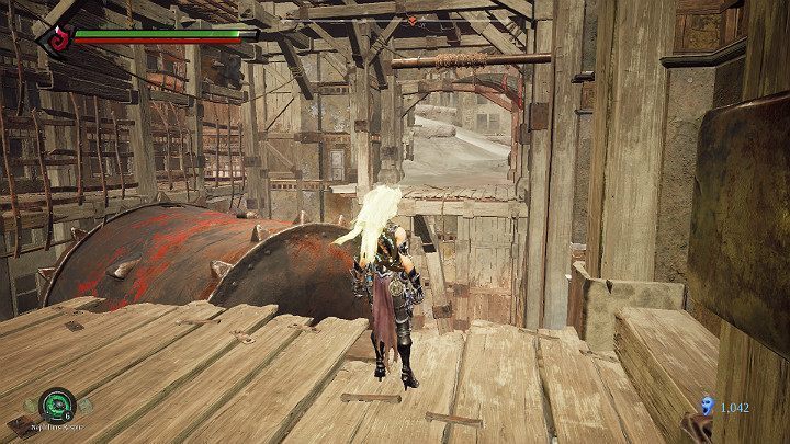 Teraz musisz przeskoczyć ponad przepaścią - Niziny - Blizna | Solucja do gry Darksiders 3 - Darksiders 3 - poradnik do gry