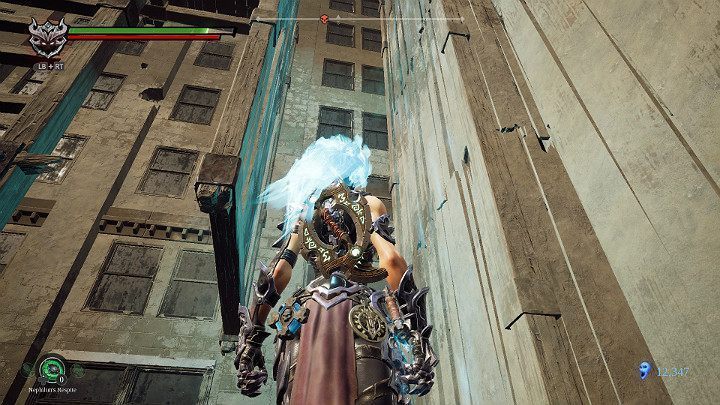 Wskocz po ścianie na samą górę i przygotuj się na walkę z Wybrańcem - Niziny - Blizna | Solucja do gry Darksiders 3 - Darksiders 3 - poradnik do gry