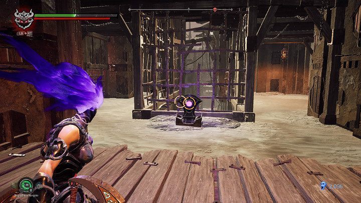 Po walce wciśnij się w wąski korytarz w ścianie, a następnie uderz w dźwignię - Niziny - Blizna | Solucja do gry Darksiders 3 - Darksiders 3 - poradnik do gry