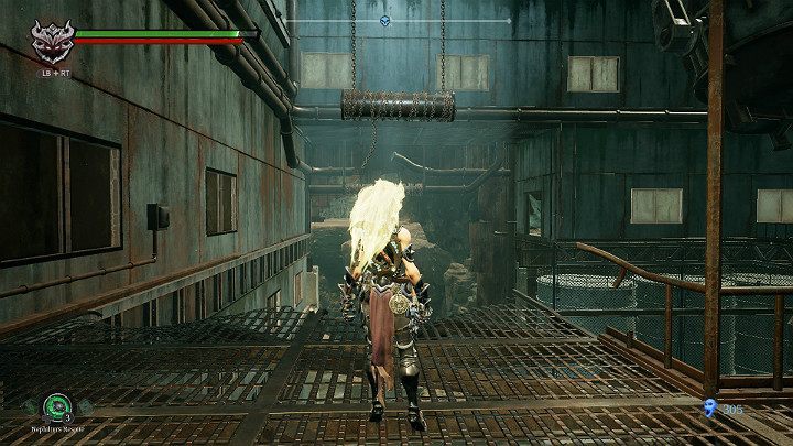 Uwolnisz w ten sposób walec, który możesz wykorzystać, aby przeskoczyć na drugą stronę - Ziemia Kości cz. 2 (Zatopiona dzielnica) | Solucja do gry Darksiders 3 - Darksiders 3 - poradnik do gry