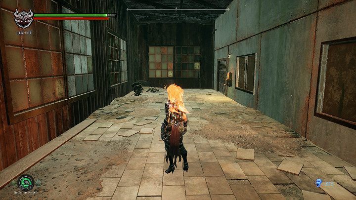 Uwolnij człowieka, zbierz przedmiot i wróć na miejsce z którego tutaj wskoczyłeś - Ziemia Kości cz. 2 (Zatopiona dzielnica) | Solucja do gry Darksiders 3 - Darksiders 3 - poradnik do gry