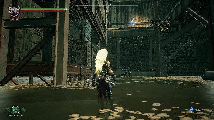 Pora na wyeliminowanie przeciwników w dalszej części kanałów - Ziemia Kości cz. 2 (Zatopiona dzielnica) | Solucja do gry Darksiders 3 - Darksiders 3 - poradnik do gry