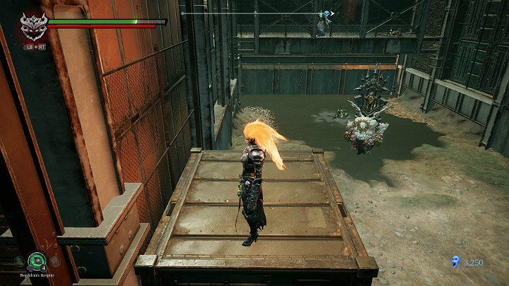 W dole jeden większy przeciwnik - Ziemia Kości cz. 2 (Zatopiona dzielnica) | Solucja do gry Darksiders 3 - Darksiders 3 - poradnik do gry