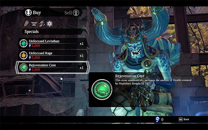 Oprócz odnajdywania rdzeni Invigoration Core warto też rozglądać się za rdzeniami Rejuvenation Core, które zwiększają skuteczność Odpoczynku Nefilim, tzn - Jak zwiększyć liczbę użyć Odpoczynku Nefilim w Darksiders 3? - Darksiders 3 - poradnik do gry