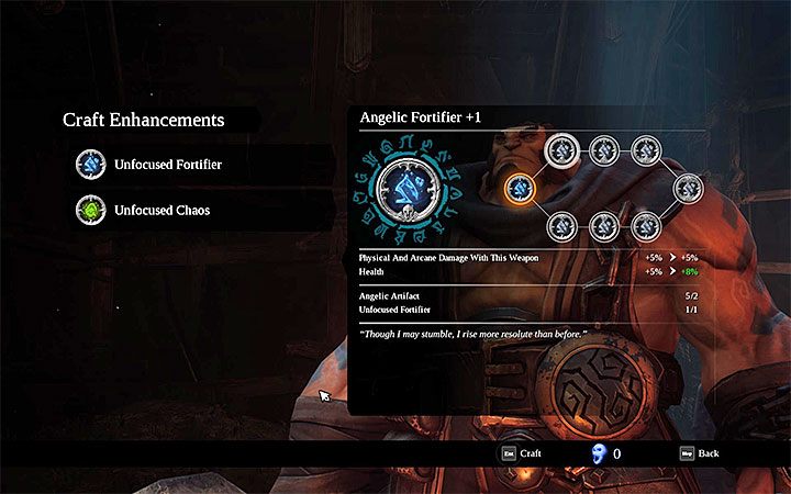 Warto zaznaczyć, że posiadane udoskonalenia możesz ulepszać, by oferowały jeszcze lepsze premie do statystyk broni - Jak zamontować udoskonalenie broni w Darksiders 3? - Darksiders 3 - poradnik do gry