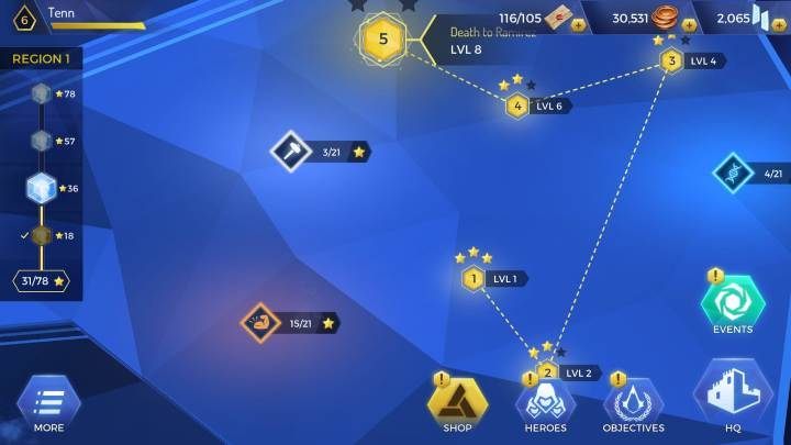 Aby rozpocząć misję musisz pierw wybrać kategorię - Jak rozpocząć misję w Assassins Creed Rebellion? - Assassins Creed Rebellion - poradnik do gry