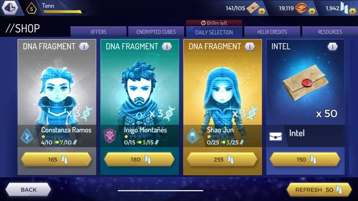 Rzeczy w tej zakładce codziennie ulegają zmianie - Co mogę kupić w sklepie w Assassins Creed Rebellion? - Assassins Creed Rebellion - poradnik do gry