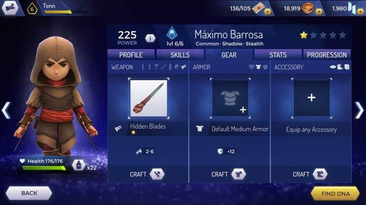 Najlepiej jednak będzie, gdy przed ponownym przystąpieniem do misji zadbasz o swoich bohaterów - Misja nieudana - co teraz? - Assassins Creed Rebellion - poradnik do gry