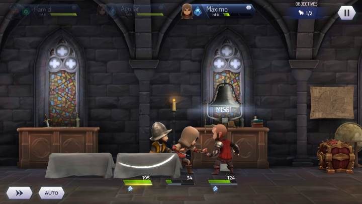 Jeśli masz niższy level niż twoi przeciwnicy możesz mieć duży problem - Walka z grupą przeciwników w Assassins Creed Rebellion - Assassins Creed Rebellion - poradnik do gry