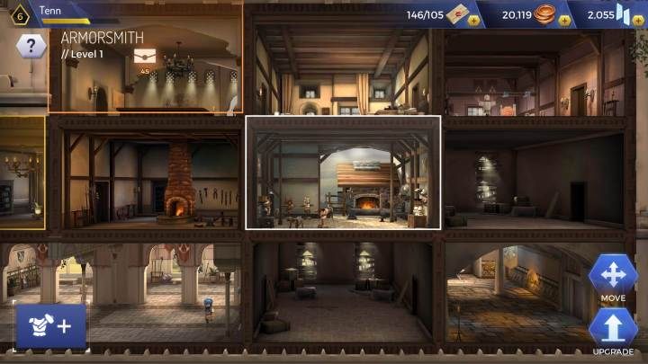 Aby stworzyć zbroje musisz postawić w centrali Armorsmith - Zbroje w Assassins Creed Rebellion - Assassins Creed Rebellion - poradnik do gry