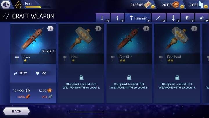 Club - Broń w Assassins Creed Rebellion - Assassins Creed Rebellion - poradnik do gry