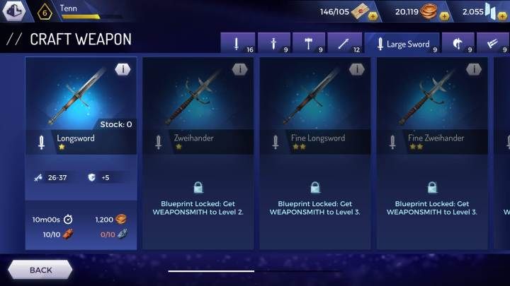 Longsword - Broń w Assassins Creed Rebellion - Assassins Creed Rebellion - poradnik do gry