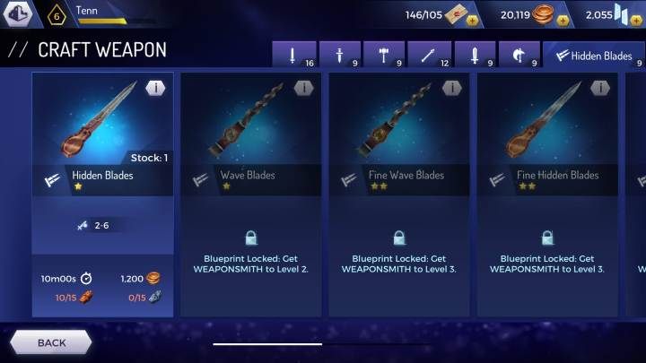 Hidden Blades - Broń w Assassins Creed Rebellion - Assassins Creed Rebellion - poradnik do gry