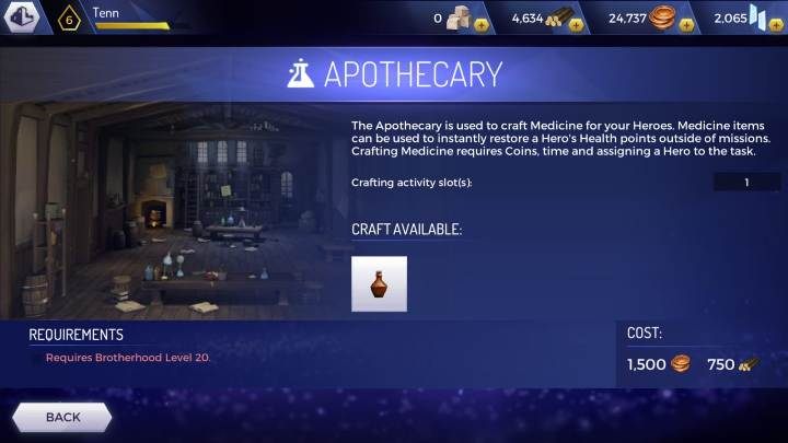 Poziom: 20 - Rodzaje pomieszczeń w Assassins Creed Rebellion - Assassins Creed Rebellion - poradnik do gry