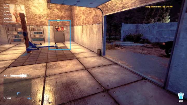 Jedna z dwóch skrytek znajduje się w Twojej bazie. - Gdzie przechowywać zbędne przedmioty w Thief Simulator - Thief Simulator - poradnik do gry