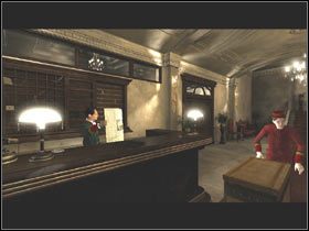 Swoje śledztwo w tym hotelu postanowiłem zacząć od miejsca, gdzie zazwyczaj najwięcej zdobywa się informacji, czyli w hotelowym barze, zwanym tutaj Cafe de Nantis - Hotel Orphee cz.1 | Post Mortem - Post Mortem - poradnik do gry