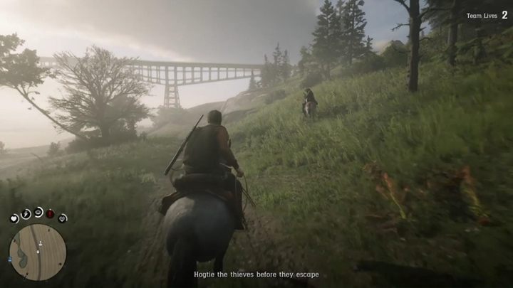 Czas na drugi etap misji - Lepsza strona torów - Solucja Red Dead Online - Red Dead Online - poradnik do gry