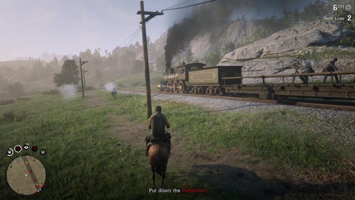Po wstawkach, wsiądźcie na konie i jedźcie za Samsonem - Nafta, smoła i chciwość - Solucja Red Dead Online - Red Dead Online - poradnik do gry