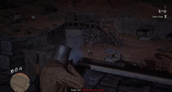 W środku czeka cię spora strzelanina z liczną grupką wrogów - Zabić ich, co do jednego - Solucja Red Dead Online - Red Dead Online - poradnik do gry