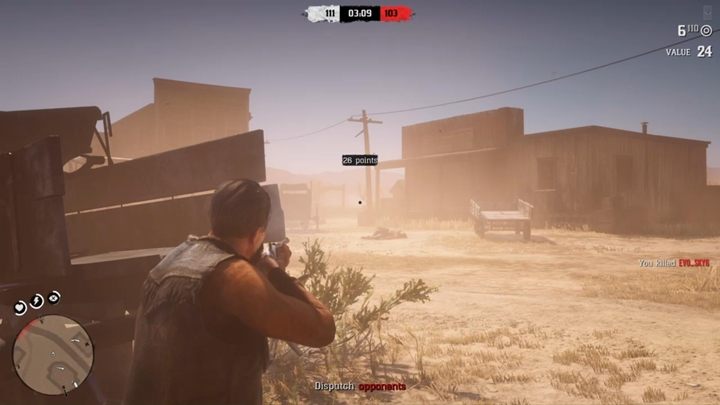 Zabijanie nożem daje twojej postaci więcej doświadczenia, niż jakbyś zabijał innych np - Porady na start w Red Dead Online - Red Dead Online - poradnik do gry