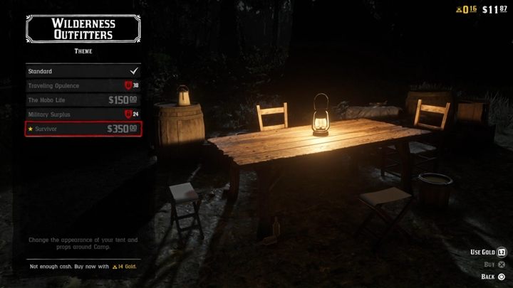 Będąc liderem bandy, możesz personalizować obozowisko - wystarczy, że podejdziesz i porozmawiasz z Crippsem - Obóz, flaga i ulepszanie obozu w Red Dead Online - Red Dead Online - poradnik do gry