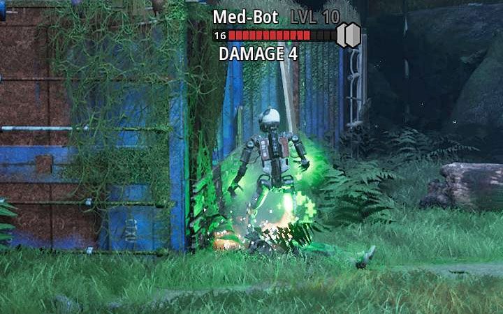 O wiele bardziej problematyczna kwestia to obecność początkowo ukrytego w narożniku mapy robota medycznego - Med-Bot - The High Road - Atlas świata Mutant Year Zero - Mutant Year Zero - poradnik do gry