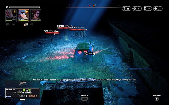 W lokacji tej podróżuje się w linii prostej i zadaniem drużyny jest dotarcie na jej przeciwległy koniec - Cave of Fear - Atlas świata Mutant Year Zero - Mutant Year Zero - poradnik do gry