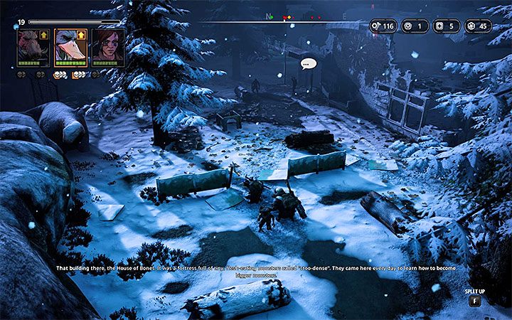 rzeciwnicy - Marauder (poziom 20), Sect Butcher (poziom 20), Sect Hunter (poziom 20), Sect Pyro (poziom 20), Brother Skoog (poziom 20), Med-Bot (poziom 20) - House of Bones - Atlas świata Mutant Year Zero - Mutant Year Zero - poradnik do gry