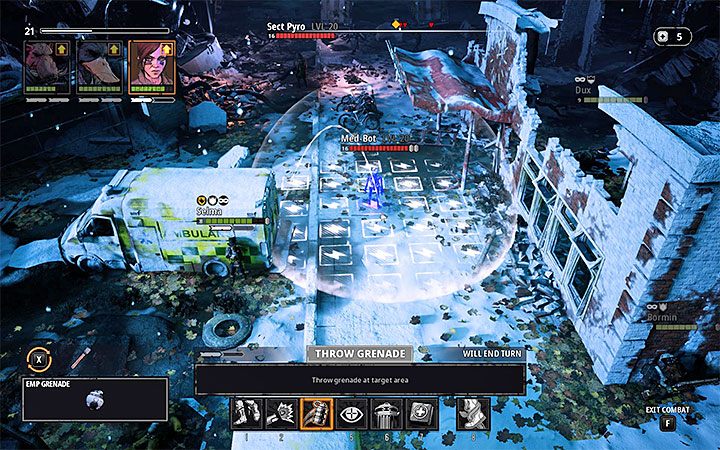 Skoog to nie jedyny kłopotliwy oponent, bo w walkach weźmie też udział nowy bot medyczny - House of Bones - Atlas świata Mutant Year Zero - Mutant Year Zero - poradnik do gry