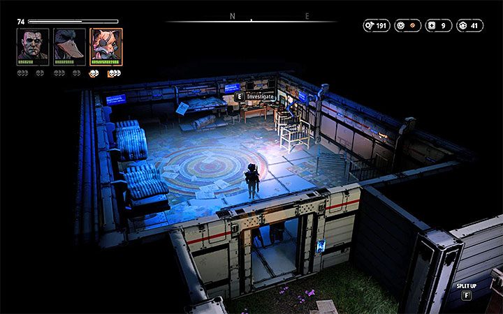 Nie musisz korzystać z trybu skradania się ani bardzo powoli zaglądać do kolejnych pomieszczeń w Edenie, gdyż nie spotkasz tu żadnych przeciwników - Eden - Atlas świata Mutant Year Zero - Mutant Year Zero - poradnik do gry