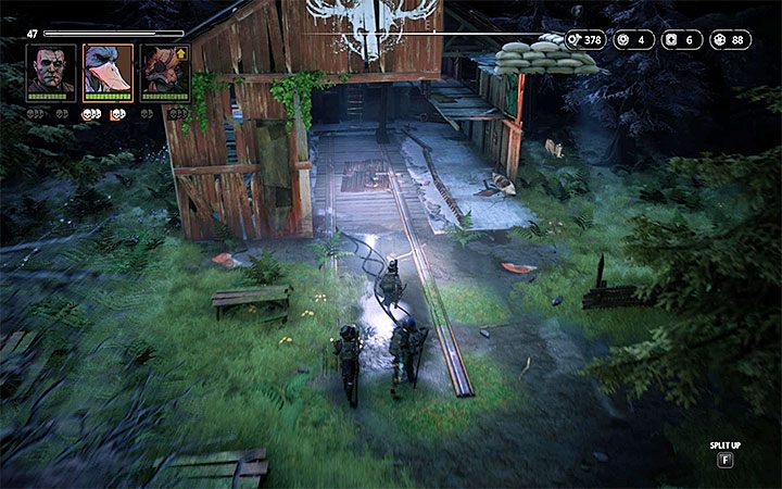 Przeciwnicy - Shaman (poziom 35), Marauder (poziom 35), Tank (poziom 45), Chief Grey One (poziom 45), MIMIR Z600 (poziom 45), Hunter (poziom 45), Marauder (poziom 45), Pyro (poziom 45), - Lair of the Horned Devil - Atlas świata Mutant Year Zero - Mutant Year Zero - poradnik do gry