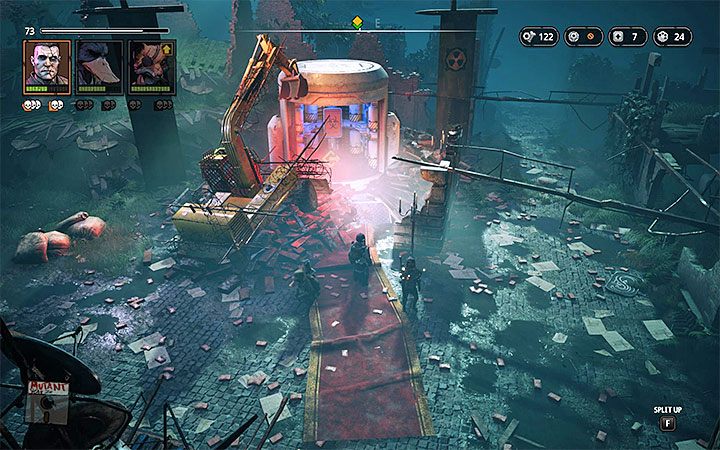 Po wygraniu drugiej bitwy możesz opcjonalnie zająć się zbadaniem obszaru po prawej stronie - The Sealed Gate - Atlas świata Mutant Year Zero - Mutant Year Zero - poradnik do gry