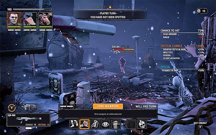 Kilka początkowych tur proponujemy poświęcić na zajęcie się zniszczeniem najbliższego Pod Spawnera oraz zabiciem wilka Pod Wolf, który prawdopodobnie bardzo szybko dotrze do członków twojej drużyny - Zamarznięte miasto | Solucja Mutant Year Zero Seed of Evil - Mutant Year Zero - poradnik do gry