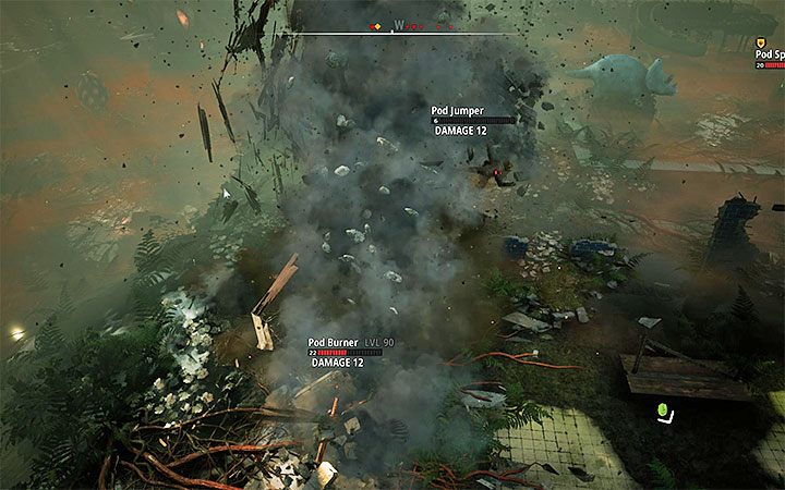 Prowadź walki do momentu, w którym uda ci się wyeliminować obu Sect Tanków oraz zniszczyć dwa Pod Spawnery - Ogród Jyko | Solucja Mutant Year Zero Seed of Evil - Mutant Year Zero - poradnik do gry