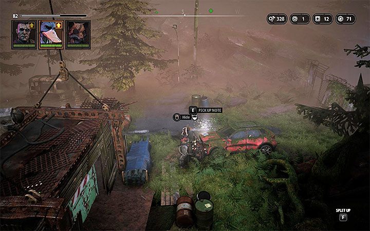 Lokacja Przedmieścia Arki (musisz najpierw odwiedzić lokację Mauzoleum Przedmieścia, żeby drużyna wyruszyła z powrotem do Arki) - Notatki | Mutant Year Zero Seed of Evil - Mutant Year Zero - poradnik do gry