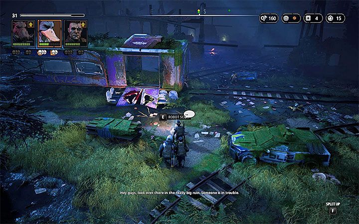 Farrow możesz przyłączyć do drużyny po dotarciu do lokacji Metal Fields - Drużyna, lista członków drużyny w Mutant Year Zero - Mutant Year Zero - poradnik do gry